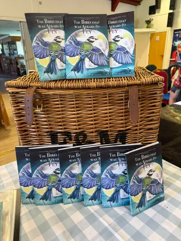 Hannah Louise Farthing - Author and Illustrator of The Bird that was Afraid to Fly - at the Foreword Festival Eye 2026.